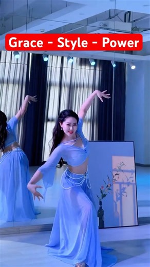 Elegant Belly Dance Meets Couture Fashion | Grace in Motion #shorts