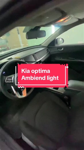 #kia #optima #kiaclub #ambiendlight #armbassgarage