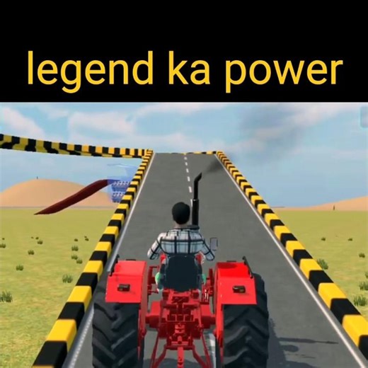 New 3D Tractor stunt! 🔥 Dekho kaise bachaya! #trending #simulator