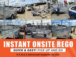 6x4 Fully Enclosed Cargo Luggage Trailer For Sale Brisbane Queensland