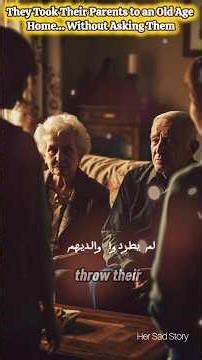 They Took Their Parents to an Old Age Home Without Asking Them | Emotional Parents Story #respect
