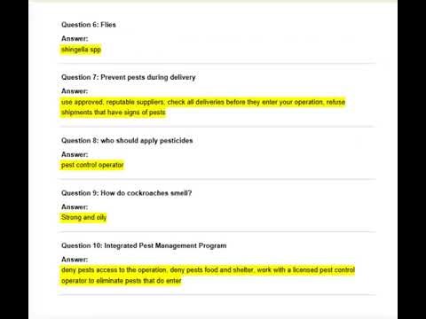 PEST CONTROL SERVSAFE EXAM QUESTIONS 2026 🐭🪳📘 PASS WITH CONFIDENCE 🚀🏆