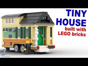 Tiny House Made With LEGO Bricks Complete Tour