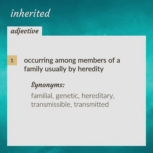 Inherited | meaning of Inherited