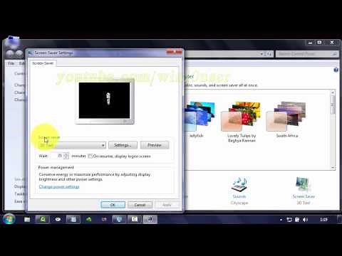 Windows 7 Tips : How to Change 3D Text Screen Saver Resolution