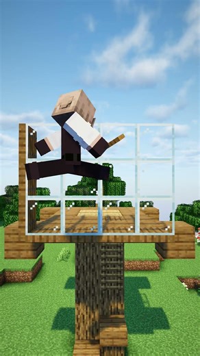 Minecraft Starter Treehouse #minecraft