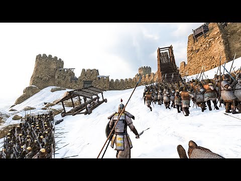 EPIC 1K MEN KHUZAIT CASTLE SIEGE - Mount & Blade 2 BANNERLORD