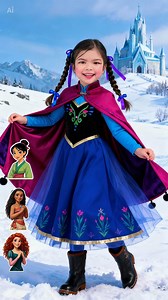 6 Disney princesses 👸 Aloissa 💫✨ #babygirl #disneyprincess #fypシ゚viralシfypシ゚viralシalシ #humor | Bebe nam nam