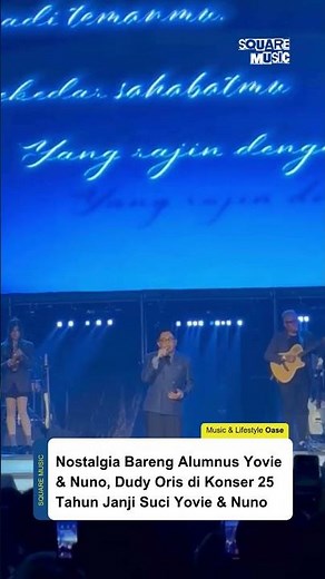 Nostalgizing with Yovie & Nuno Alumnus Dudy Oris at the 25th Anniversary Concert of Janji Suci Yo...