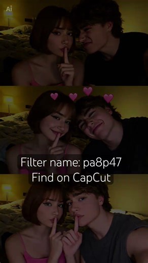 How to make your #couple #selfie ? Filter name "pa8p47", search on CapCut! #love