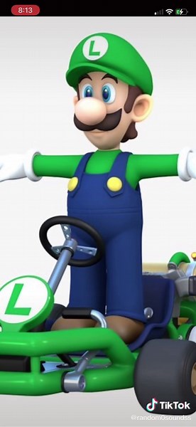 Luigi #luigi #luigikart #mariokart #sound #fyp | luigi