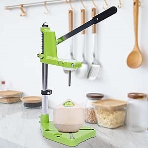 Coconut Opener Tool Set, Manual Coconut Punch Opener Tool Coconut Water Open Machine for Fruit Stores