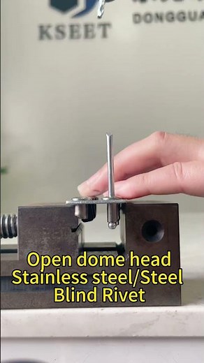 Open end blind rivet