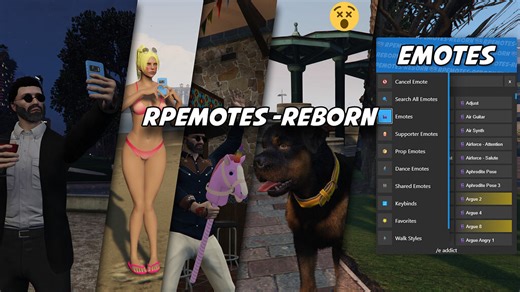 Rpemotes-reborn - FiveM's Most Popular, Free, Standalone Emote Menu