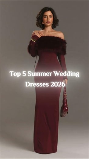 Top 5 Summer Wedding Dress Ideas ☀️