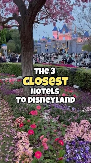 The 3 closest hotels to Disneyland