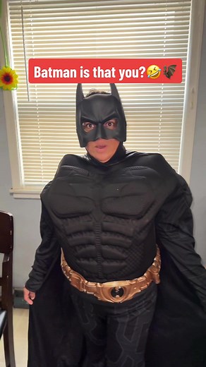 Mom Turns into Batman! Hilarious Costume Fail
