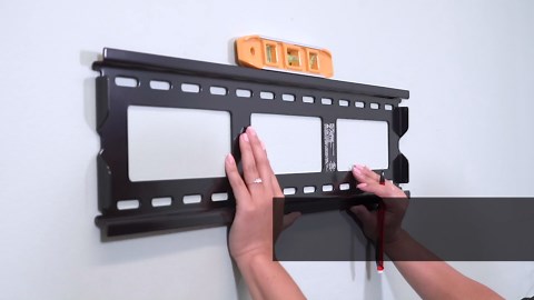 Sanus Universal Low Profile Tilt TV Wall Mount for 37" - 80" LED, LCD & Plasma TVs, Eliminates Glare with 10º of Tilt & Post-Install Adjustments - 3 Step Install - Safety Certified - MLT14-B1