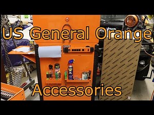 Orange You Glad: Every Orange US General Accessory on the 34" Master Tech Service Cart!