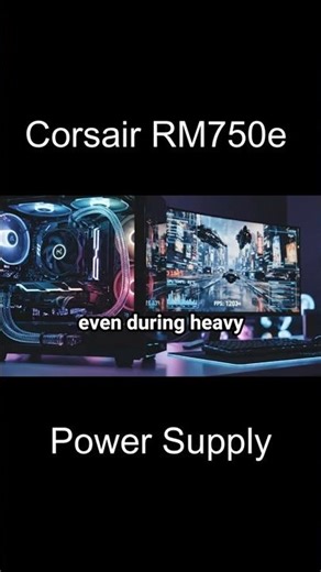 Corsair RM750e Power Supply #computereducation #powersupply