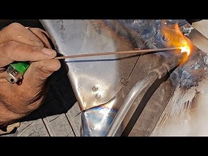 How to old broken car gas welding