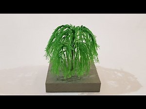 How to make a miniature Weeping Willow for models and dioramas