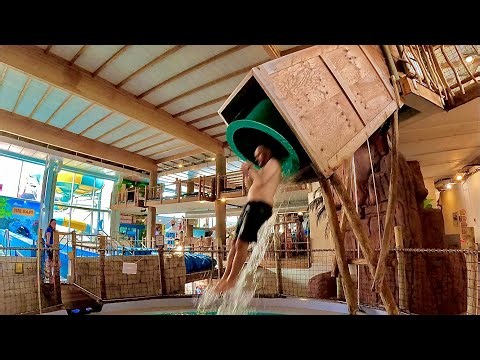 The Cascade Drop Water Slide at Aquaparc, Switzerland
