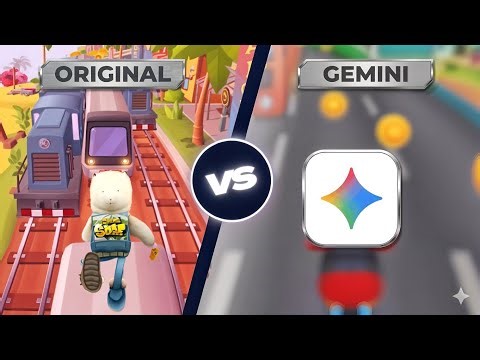 I Asked AI (Gemini) to Create a Subway Surfers Game… The Result Is Mind-Blowing! 🤯 #gaming #gamedev