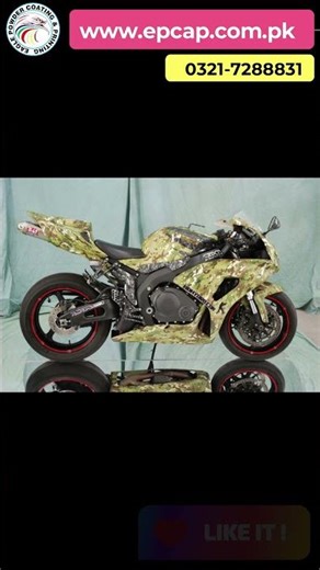 Hydro dipping printing on Bike Parts | EPCAP #shorts