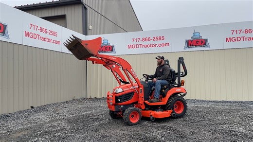 🔥 Kubota BX2670 – Ready to Work! 🔥 This clean, well-kept compact tractor has 898 hours and comes equipped with everything you need for year-round property and farm chores. More pictures here: bit.ly/mgd-bx2670 Features: ✔️ Strong-running BX2670 diesel tractor ✔️ LA243 loader with 48" bucket ✔️ 4WD HST transmission for easy operation ✔️ 54" mower deck for clean, efficient mowing ✔️ 3pt hitch & 540 PTO ✔️ OROPS safety setup | MGD Tractor & Equipment