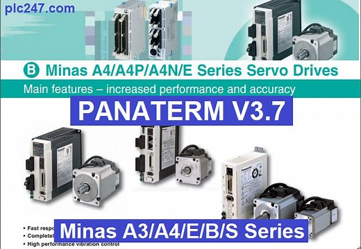 [Download] PANATERM V3.7 Panasonic Servo Software - plc247.com