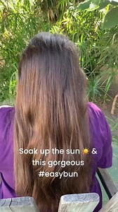4.6K views · 51 reactions | Soak up the sun  & this gorgeous #easybun #hairtutorial #replacetheclaw | Lilla Rose, Inc. | Facebook