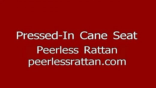 How to Replace a Pressed Cane Seat Using Cane Webbing (or Mesh)