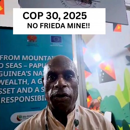 Project Sepik is at COP30. The fight to protect the Sepik River has been taken to COP30. Multiple issues relating to mining have been aired by multiple individuals and groups during this conference. We must continue to stand in Solidarity. The colonial "divide and rule" tactic is at play, but Our Voices are Firm: NO FRIEDA MINE!!! Keep standing in Solidarity!! #SaveTheSepik #COP30#viralpost2025シ#cop30brasil#PeopleFirst#PeoplePower | Save the Sepik