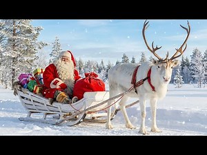 Babbo Natale e renne in Lapponia 🎅🦌 Partenza per la Notte di Natale Rovaniemi Finlandia Santa Claus
