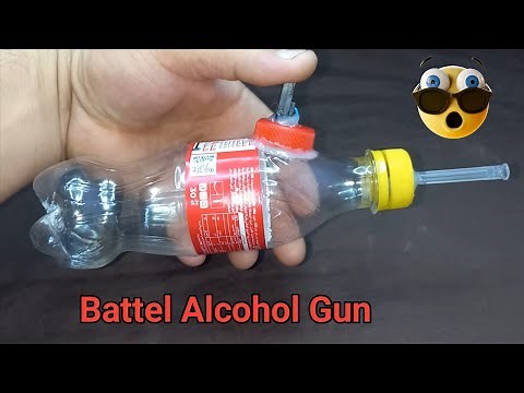 How to Make a DIY Alcohol Spray Gun Step-by-Step | Battel Alcohol Gun | inventions