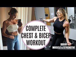 COMPLETE CHEST & BICEP WORKOUT | Build Muscle and Strength!