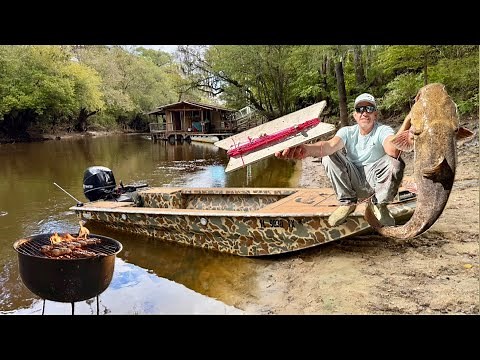 Bluegills, Flathead Catfish and Boston Butts (Catch & Cook)