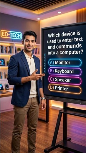 Top 100 | Computer Fundamentals MCQs # 02 | Keyboard & Input Devices Explained