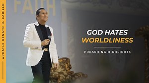 How great is God's anger at worldliness? In James 4:4, it says, adulterers and adulteresses! Do you not know that friendship with the world is enmity with God? Whoever, therefore, wants to be a friend of the world makes himself an enemy of God. This letter was written not for the world but for the Church. What Apostle James said is clear: even if you accepted the Lord and deliberately or willfully lived a worldly life and embraced the system of the world, you became an adulterer or adulteress an