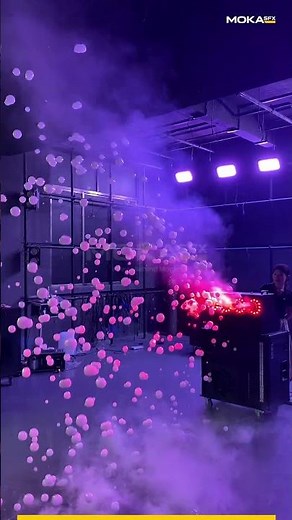 Extreme Romantic Fog Bubble for Wedding | MK-B12 LED 4-Way Smoke Bubble Machine |