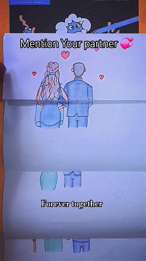 mention Your partner #drawing #shortsfeed #shorts #drawingtutorial ‪@Enwcreatives‬