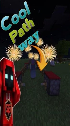 Cool path way in minecraft. #minecraft