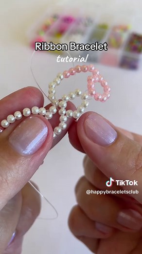 Easy Ribbon Bracelet Tutorial for Beaded Jewelry