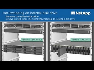 Hot-swapping an internal disk drive