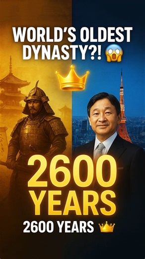 2600 Years of One Royal Family?! 😱 | Japan’s Eternal Dynasty 🏯👑#YouTubeShorts