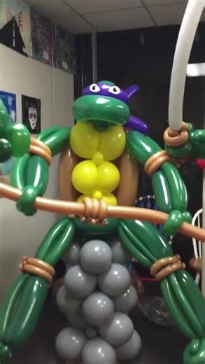 Incredible Ninja Turtles Made from Balloons! 💥🎈 | Full-Size Balloon Art