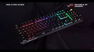 TEST du Asus ROG Strix Scope : Un clavier mécanique d'une fiabilité exemplaire