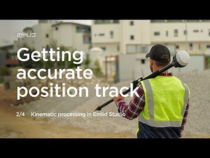 Post-processing with Emlid Studio. Kinematic processing.