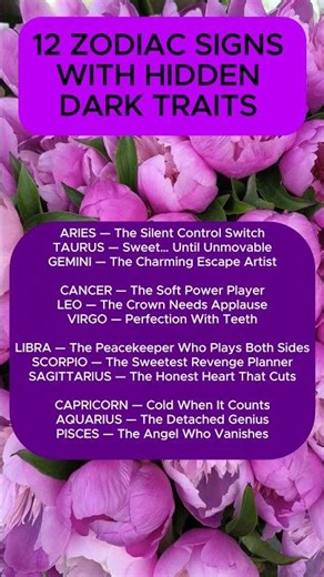 Nice On The Outside, Dark On The Inside: 12 Zodiac Signs With Hidden Dark Traits